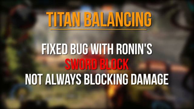 TITANFALL 2: RONIN SWORD BLOCK FIXED - GLITCH IN THE FRONTIER PATCH NOTES смотреть онлайн