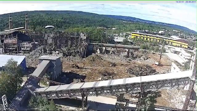 Демонтаж старого производства Горнозаводскцемент Пермский край смотреть онлайн