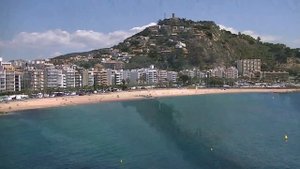 Вид на город Бланес (Испания)