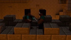 Herobrine part 1 - Minecraft Animation - Comic Cyrus