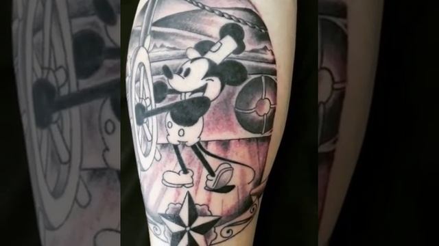 Antonio Mai Mickey tattoo