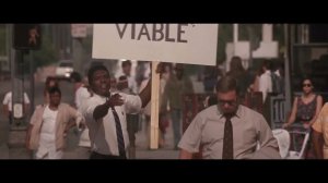 С меня хватит!/Falling Down (1993) сцена с забастовкой безработного