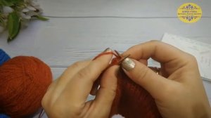 Как связать манишку спицами. Knitting