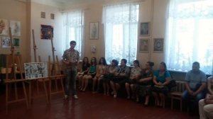 Защита диплома в художественной школе. Владун.