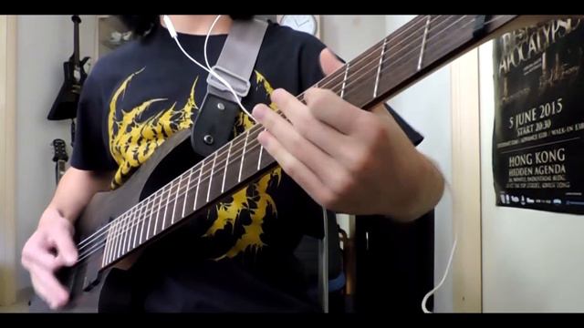 Analepsy--Post-Incubation Period guitar cover (with tabs)(Ibanez RGIF7) смотреть онлайн
