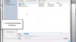 Import 3D DGN souboru do Inventoru