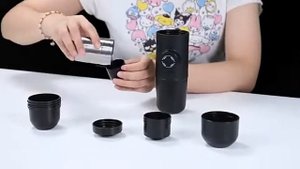 Ручная мини-кофемашина, портативная ручная кофеварка для эспрессо