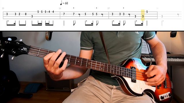 The Beatles - Let It Be /// BASS LINE [Play Along Tabs]