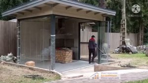 ?Беседка? из Стекла за городом ???