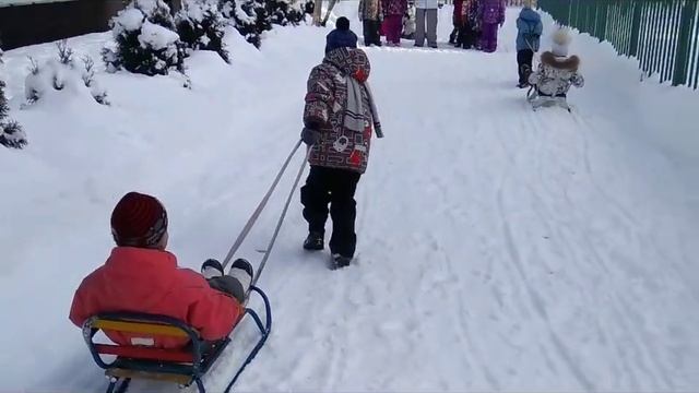 Спортивный досуг "Зимние забавы" смотреть онлайн