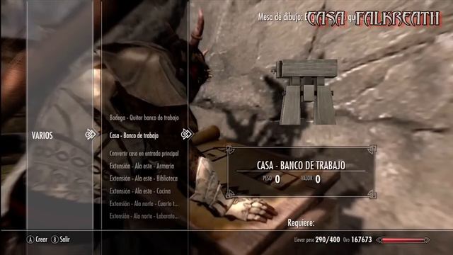 Skyrim DLC Hearthfire Video-Guía construye tres casas Español HD смотреть онлайн