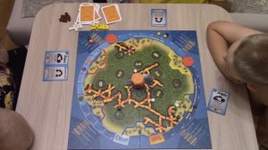 Без сукна. Вулкан настольная игра letsplay на троих игроков.