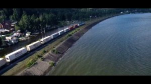 Поезда, лодки, озеро, лето — Флюс (Свердловская область)