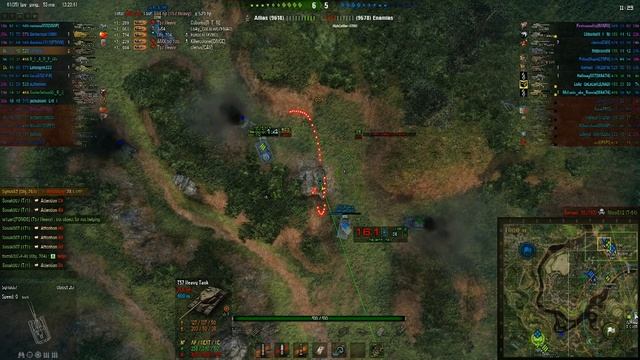 World of Tanks V.9.2 - obj 261 Pearl River... Des perles s’abattirent sur les troupes ennemies смотреть онлайн