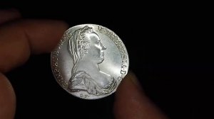 Серебряная монета 1 Талер Австрия Мария Тереза