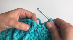 Часть 6 ВЯЗАНЫЙ КОВЕР 17,18,19,20 ряд МК мастер класс CROCHET RUG DIY from rope