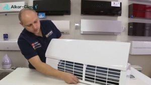 Как снять крышку внутреннего блока кондиционера Electrolux Portofino