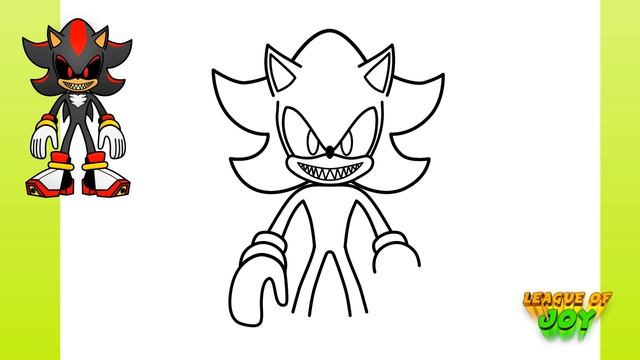 How to DRAW SHADOW.EXE step by step