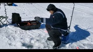 Зимняя рыбалка на корюшку. Подледная рыбалка, Сахалин, 23 Февраля 2019