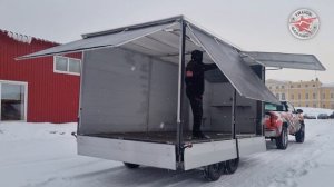 Прицеп для перевозки квадроциклов, снегоходов и другой техники