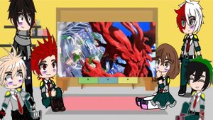 Mha react to Deku Vs Overhaul Amv | Gacha Club