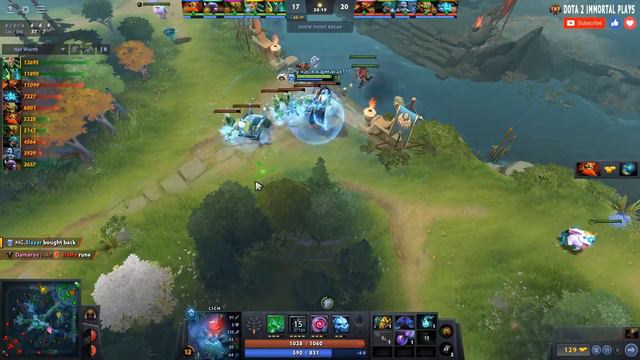 Lich Hard Support | 7.31b | Pos 5 Lich Guide | Dota 2 Immortal Gameplay смотреть онлайн