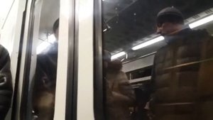 Редкий состав синей ветки. 81-540.3К. 2017 год. Киевское метро