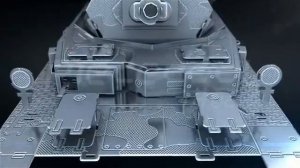 piececool Diy 3d metal puzzle Laser Cut German IV Tank