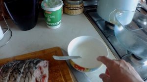 Как приготовить карпа Карп запечённый в духовке в сметане рецепт от Галки
