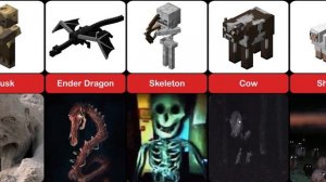 All Minecraft Mobs and Cursed Images – Comparison