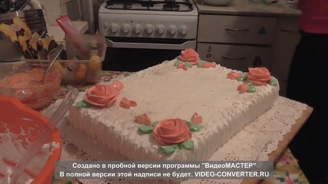 кремовый торт на 60 лет мужчине и папе