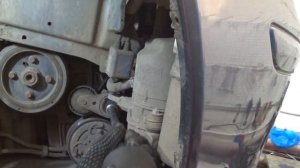 Осмотр Volvo S40+замена приводных ремней