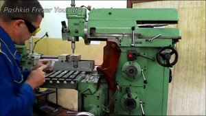 Фрезерный станок 676П и работа на нем