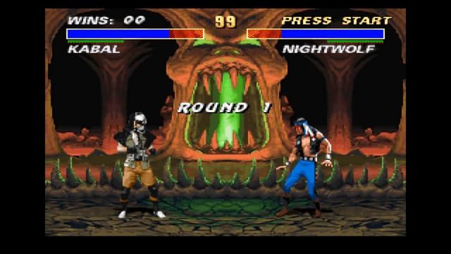 Самая лучшая игра, из всех версий -  Mortal combat 3  (SNES). Небольшое прохождение игры.