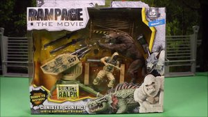 New Rampage The Movie Subject Ralph Canister Contact Indominus Rex Vs Ralph Lanard  Unboxing EP #5
