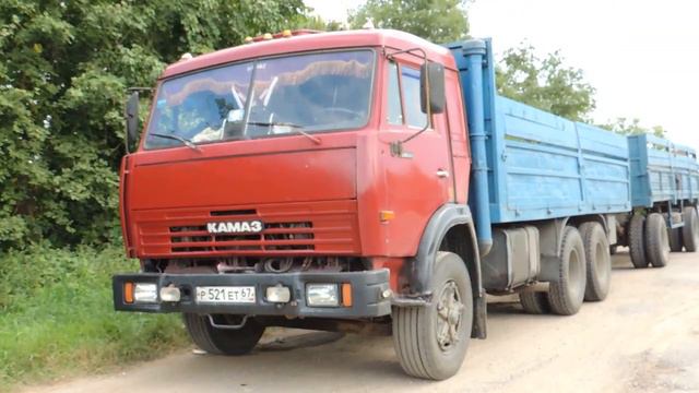 Машина грузовая с прицепом видео