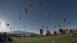 Mash-up of The 49th Albuquerque International Balloon Fiesta Pre and Post Pandemic Time Lapse Hd