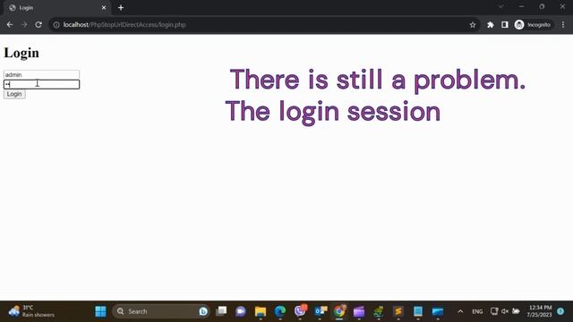 Control session in PHP to prevent unauthorized access of pages directly through URL смотреть онлайн