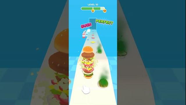 BURGER RUSH GAME ?? MAKE BURGER GAME #shorts