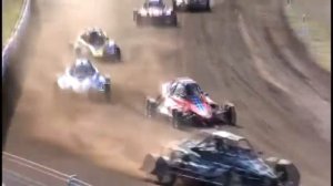 Автокросс.  Матвей Фуражкин (Россия) финалист 3-го этапа Чемпионата Европы в Вилкичае (Литва).