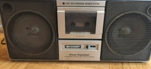 SHARP GF 6060 HD BOOMBOX STEREO CASSETE PLAYER MADE IN JAPAN-ЯПОНИЯ
