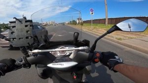 ОБКАТКА МОТОЦИКЛА, ЗАМЕНА МАСЛА И ТЕСТ GILERA NEXUS 500