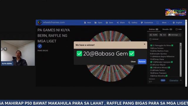 PAHULA, STAR SENDER ESTEKER SENDER RAFFLE, RAFFLE NG BIGAS LEGIT SUPPURTER смотреть онлайн