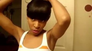 Прическа для длинного парика