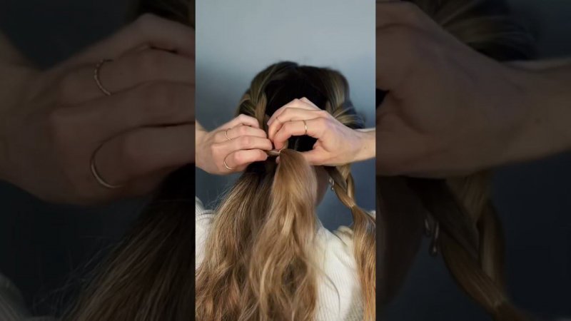 Easy ponytail hack ✨ #лайфхакдлядевушек #hairhacks #hairstyletutorial #ponytail