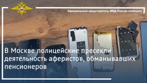 В Москве полицейские пресекли деятельность аферистов, обманывавших пенсионеров