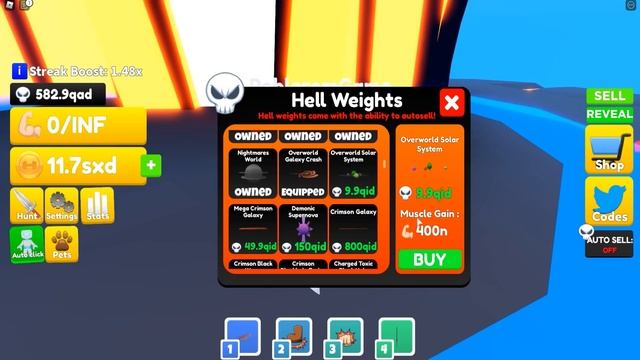 СУПЕР ГАЛАКТИЧЕСКИЙ КАЧОК КУПИЛ ЦЕЛУЮ ГАЛАКТИКУ ДЛЯ ТОП ПРОКАЧКИ! ROBLOX Lifting Titans смотреть онлайн