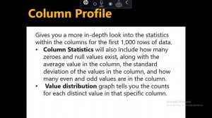 11 | Data Profile in Power BI | Column Distribution, Profile, Quality | Diff b/w Distinct & Unique