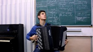Классно Татарин на баяне играет "Токкату" татарского композитора Р.Бакирова