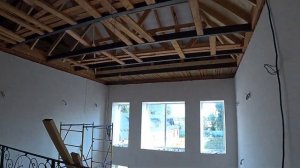 Подшивка кровли вагонкой штиль // Наконец вырисовываются очертания кровли